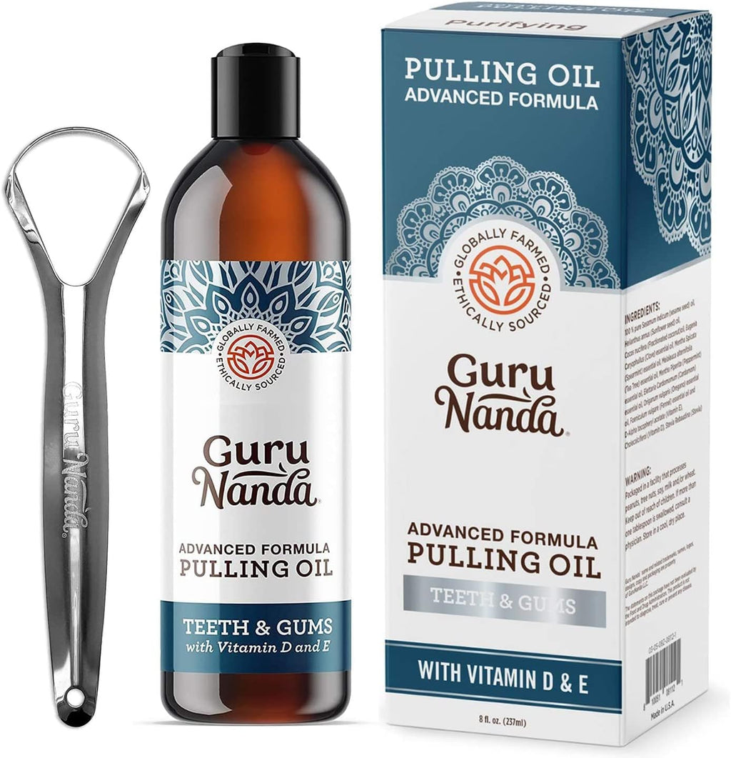 Guru Nanda's Advanced Oil Pulling Formula.